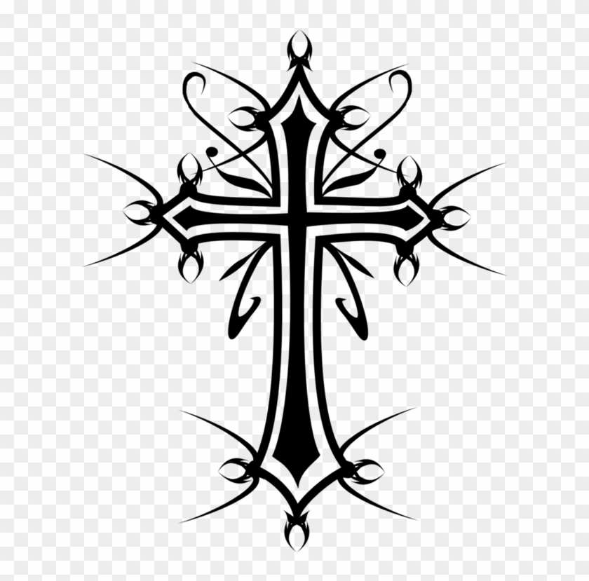 Gothic Cross By Minniluna On Deviantart Clip Art Library - Cross Drawing #1416904