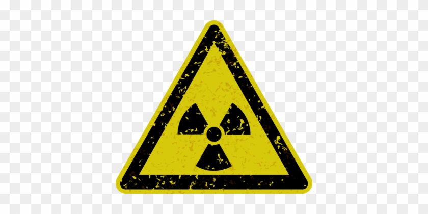 Ionizing Radiation Radioactive Decay Computer Icons - Radiation Sign Clipart #1417036