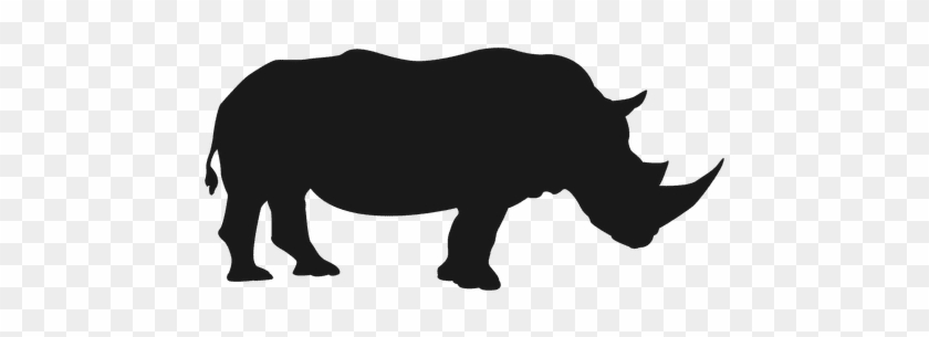 Rhino Clipart Svg - Rhino Silhouette Png #1417148
