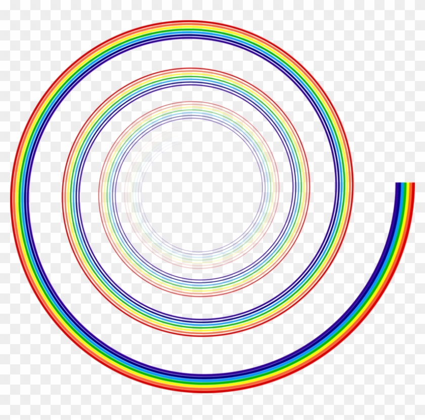 All Photo Png Clipart - Rainbow Spiral Png #1417163