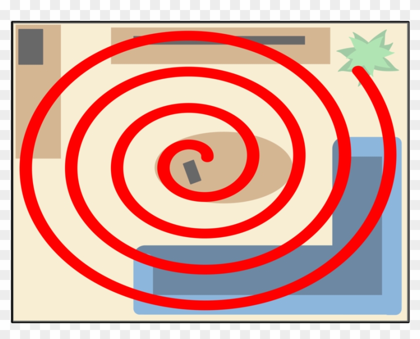 Golden Spiral Logarithmic Spiral Line Point - Spiral Crime Scene Search Pattern #1417167
