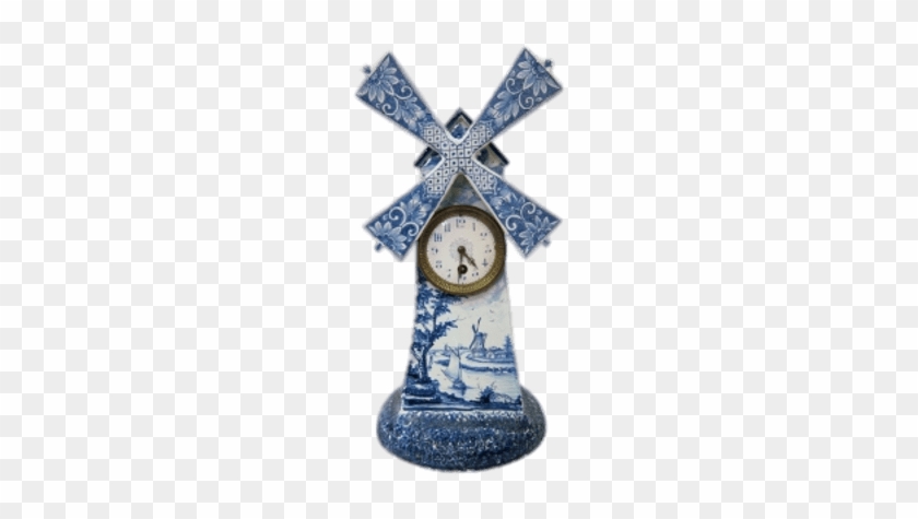 Delft Windmill Clock - Clock Tower #1417222