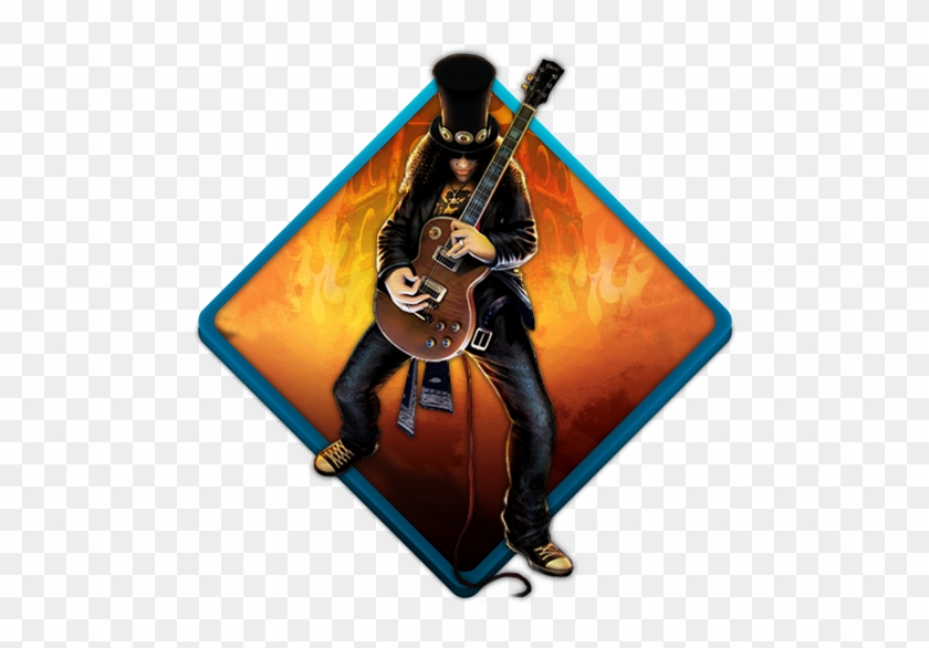 Format - Png - Guns N Roses Slash Guitar Hero #1417233