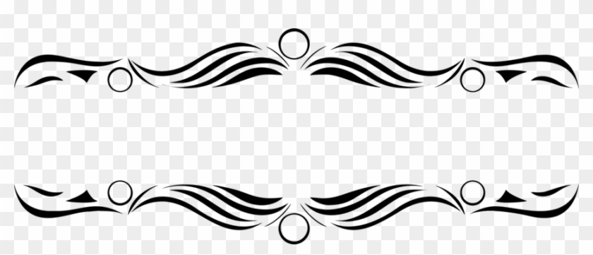 Decorative Borders Drawing Line Art Vexel Painting - Clip Art Line Border #1417241