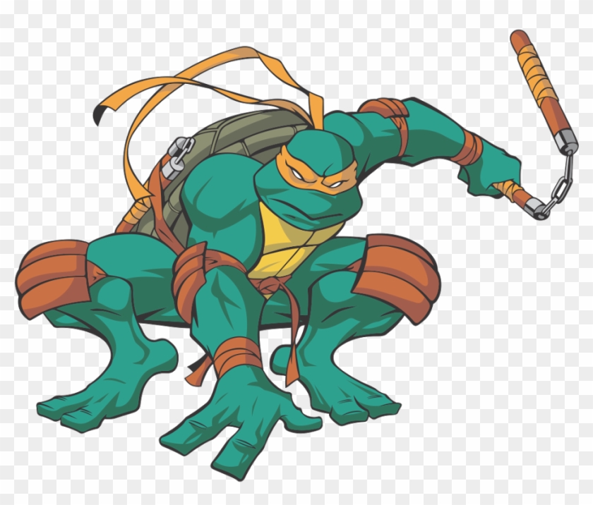 Tmnt Michelangelo Vector - Teenage Mutant Ninja Turtles Michelangelo Vector #1417275
