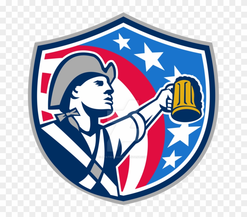 American Patriot Craft Beer Mug Usa Flag - Colonial Beer Mug #1417445