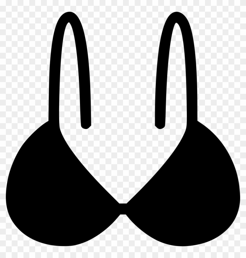 Bra lingerie icon simple style Royalty Free Vector Image