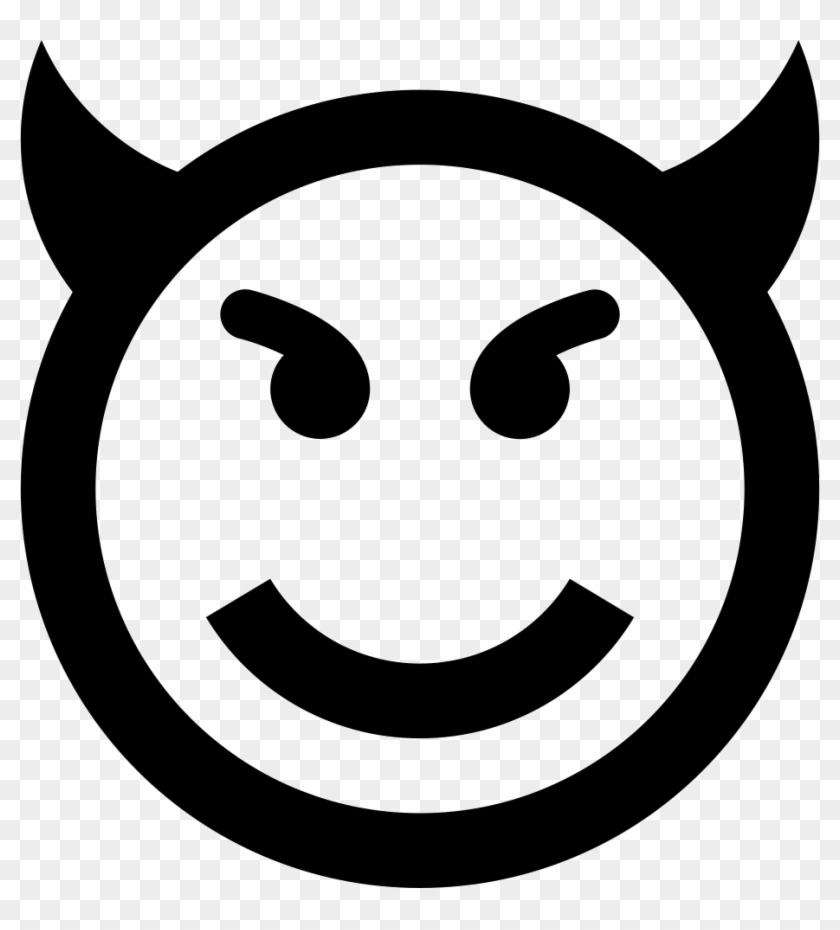 Smiley Face Png Evil Emoticon Smiley Face Svg Png Icon - Evil Icon #1417506