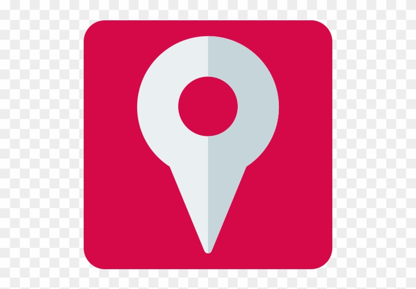 Flat Location Icon Symbol, Location Clipart, Flat, - Location Icon Png #1417546
