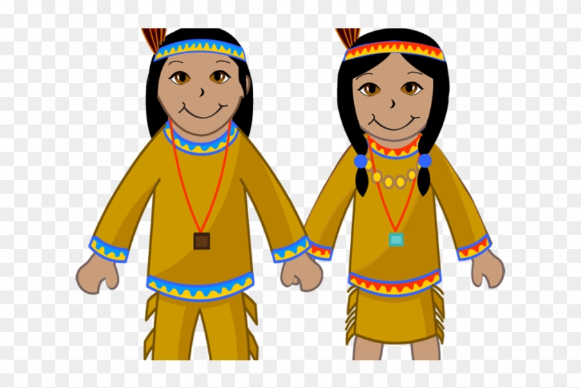 Pilgrim Clipart Native American - Native American Indian Clip Art #1417604