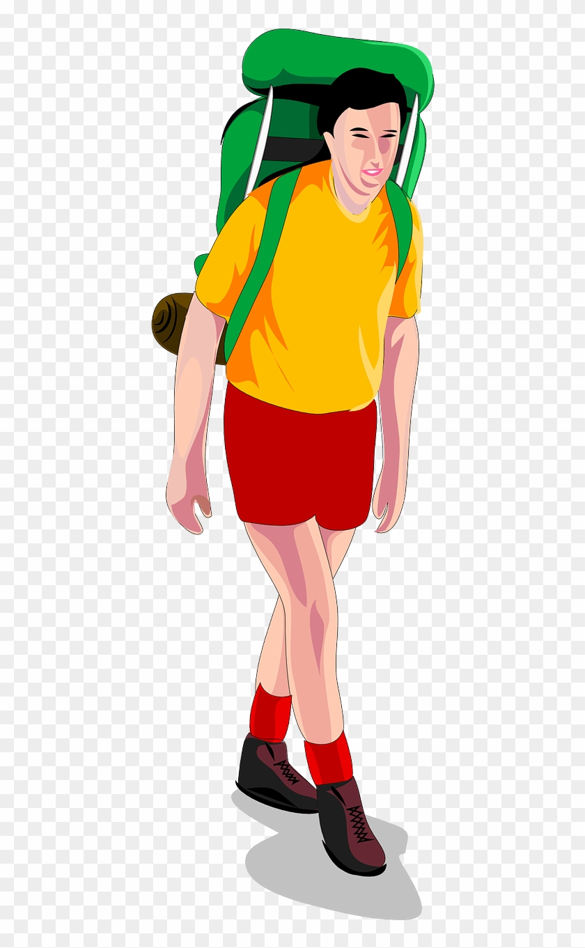Heavy Backpack Needs To Be Revised - Trekking Clipart #1417640