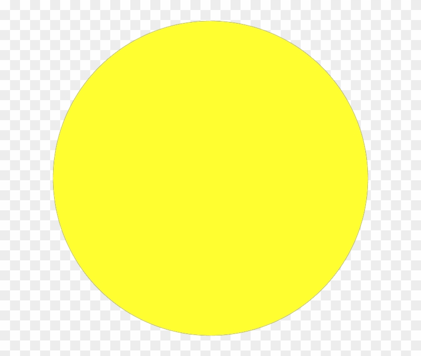 Yellow Circle In A Square #1417744