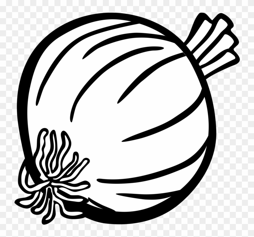 All Photo Png Clipart - Onion Black And White #1417772