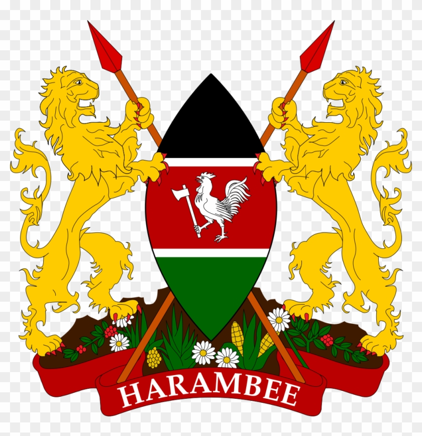 Alternate Coat Of Arms Of Kenya - Kenya Coat Of Arms Png #1417868