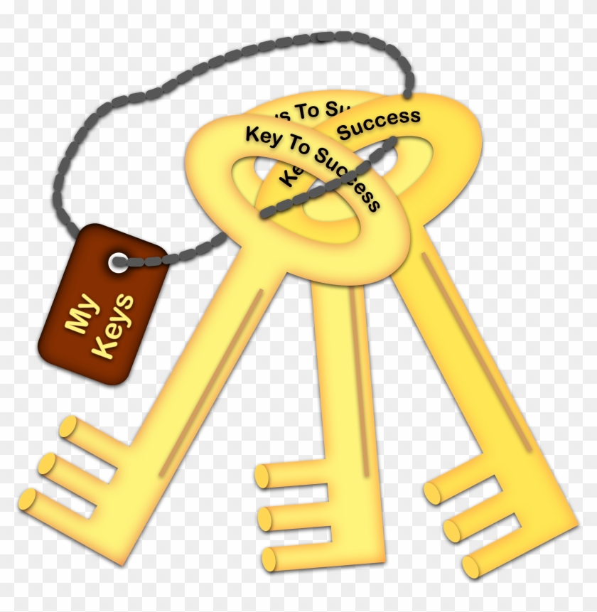 Key Cartoon Best Car Golden Lock Vector - Keys To Success Cartoon #1417921