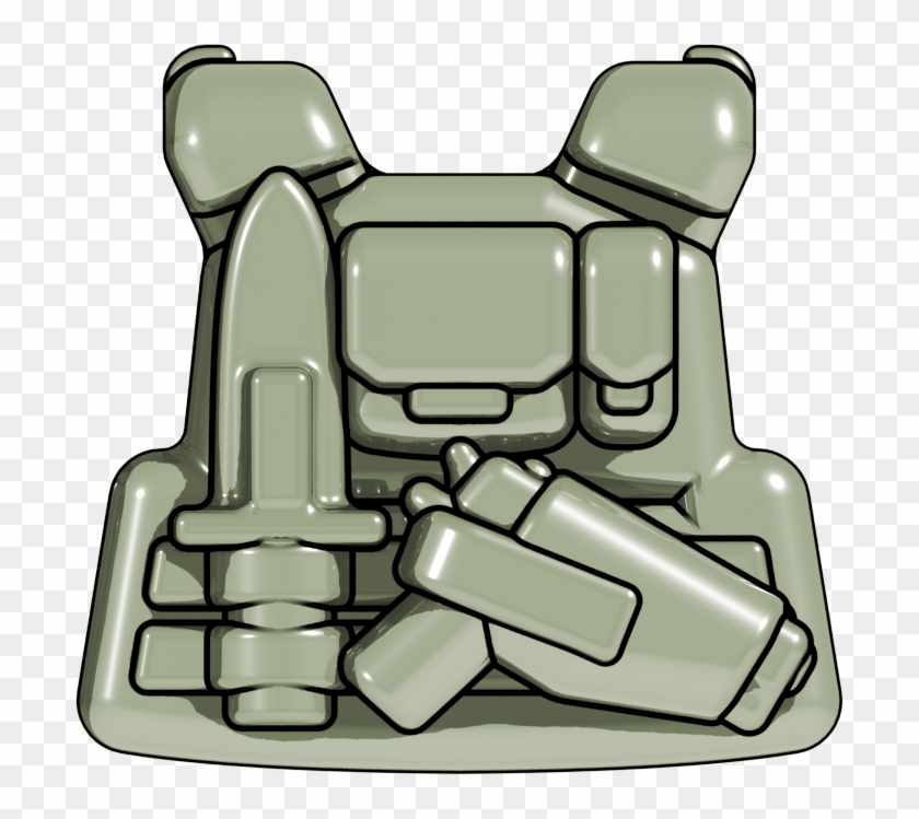 Brickarms Plate Carrier Pcv Commando Pinterest Brickmania - Clipart Army Vest #1417998