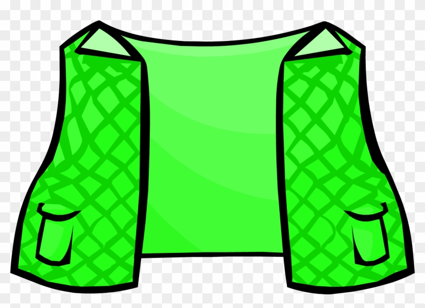Image Quilted Icong Png Club Penguin Wiki - Club Penguin Green Shirt #1418003