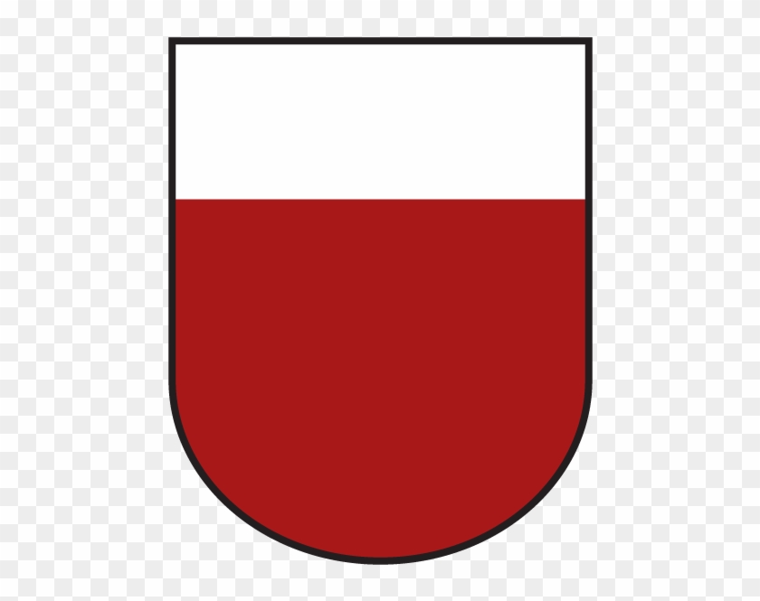 6 White Red - Lausanne Wappen Png #1418084