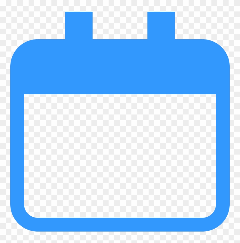 Calendar Png Fast Lunchrock Graphic Free Download - Calendar Icon Vector Blue #1418113
