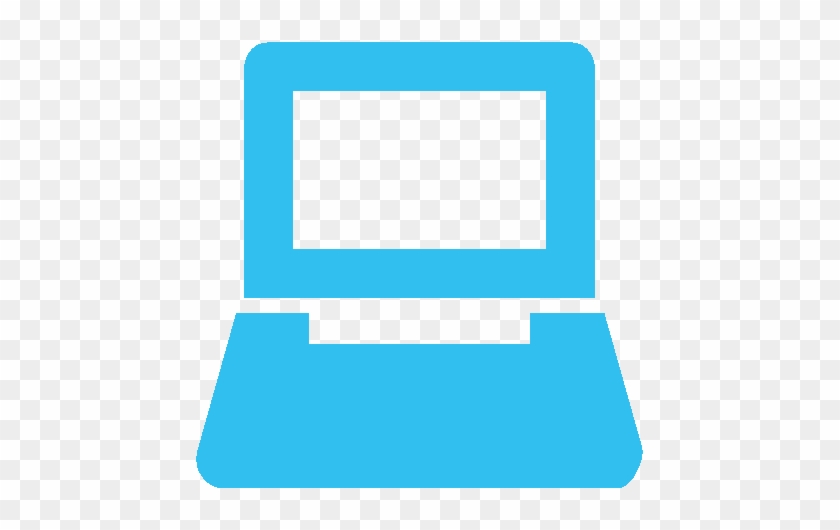 Laptop Icon Blue Png #1418151