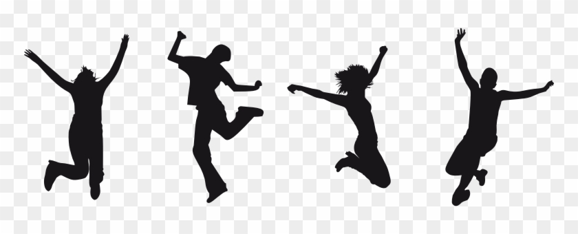 Boy And Girl Photos Download - Jumping For Joy Silhouettes #1418210