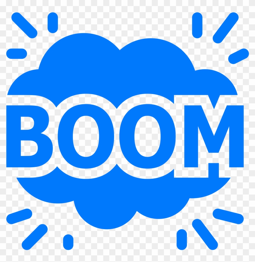 Image Royalty Free Library Boom Vector Icon - Icon Boom Blue Png #1418226