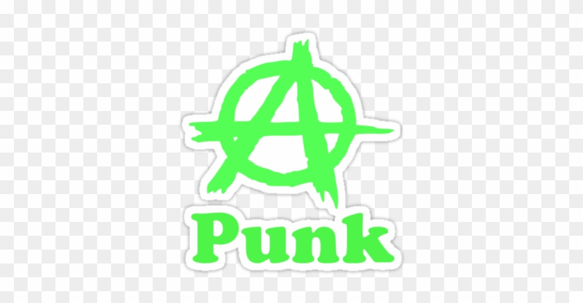 "anarchy Punk By Chillee Wilson" Stickers By Chilleewilson - Anarchy Symbol Png #1418244
