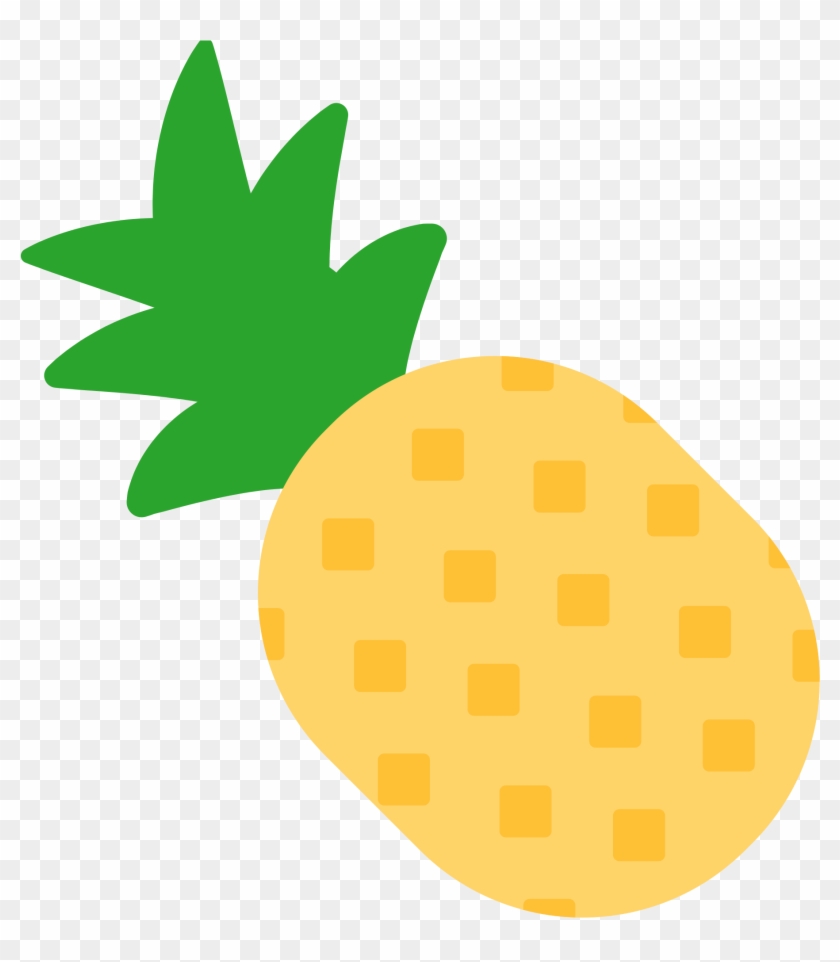 Emoji Clipart Pineapple - Pineapple Emoji Transparent Background #1418305