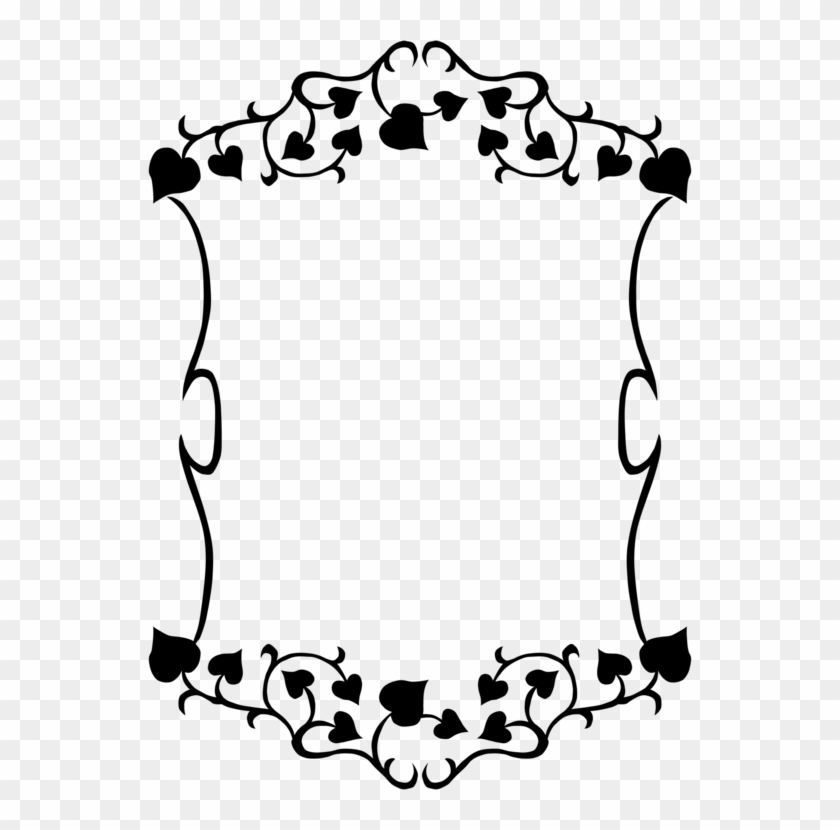 All Photo Png Clipart - Black And White Border Design #1418513