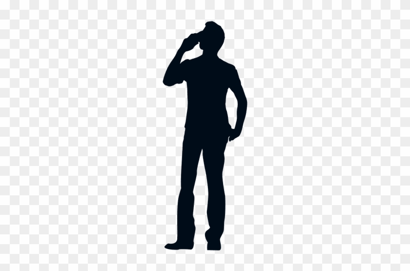 Jpg Royalty Free Download Man Drinking Transparent - Man Drinking Silhouette #1418562