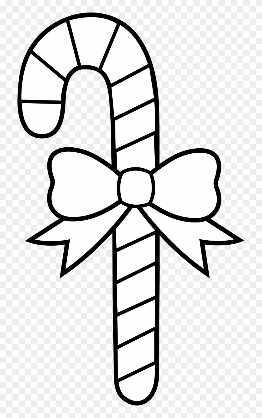 Black And White Line Drawing Christmas At Getdrawings - Christmas Candy Cane Drawing #1418582