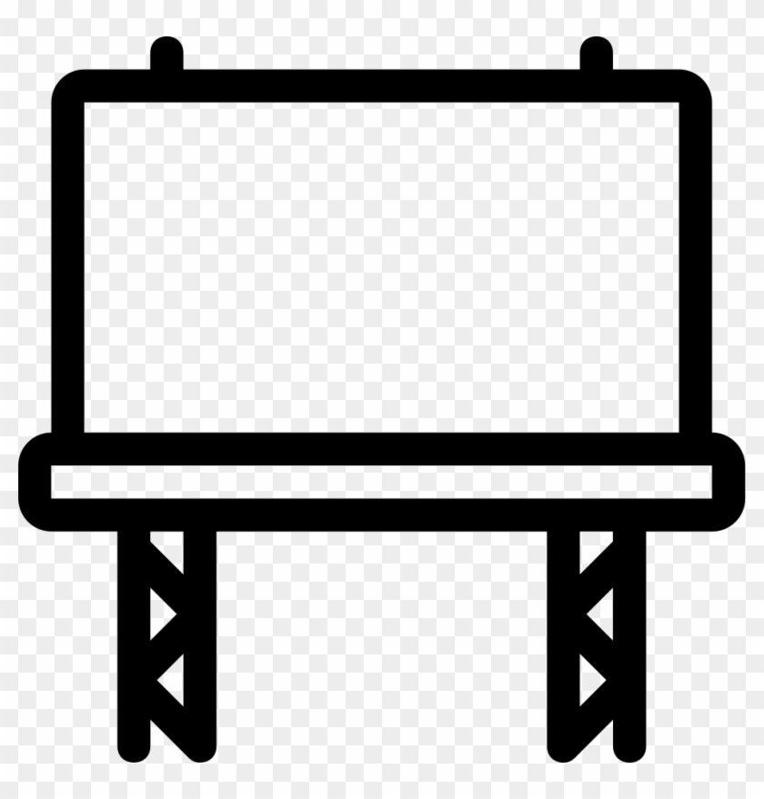 The Advertisement Board Svg Png Icon Free Download - Advertisement Board Png #1418648