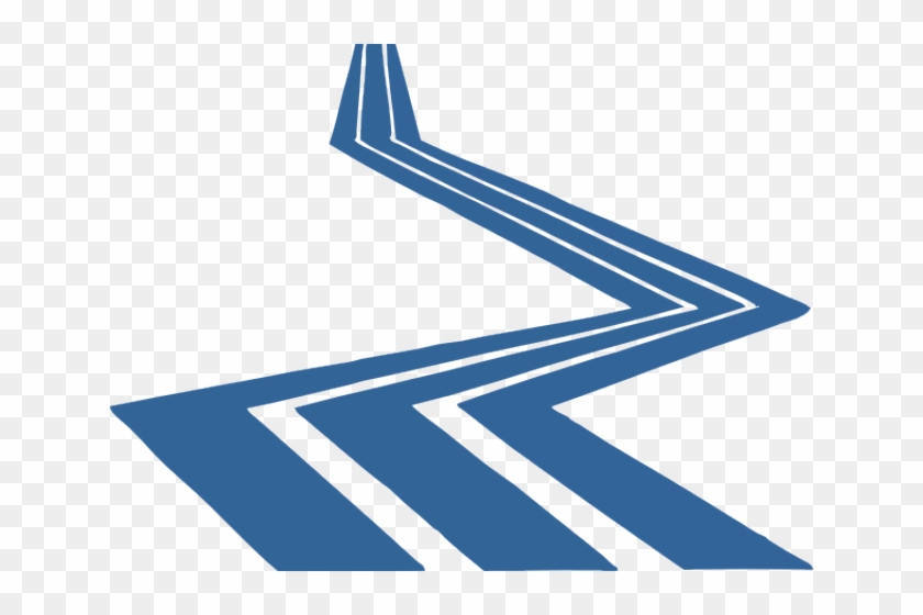 Long Clipart Zigzag Road - Zig Zag Road Png #1418745