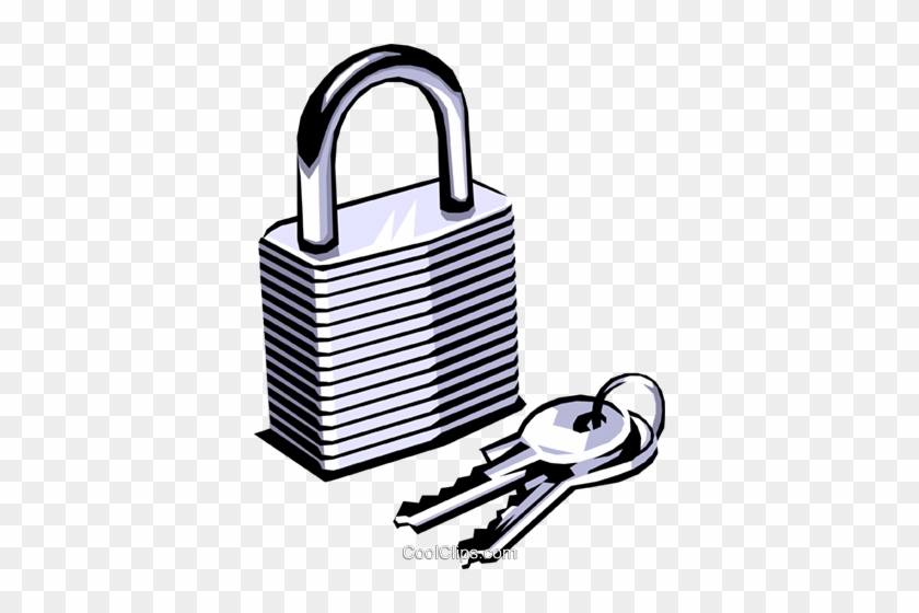 Lock Clipart Two - Padlock And Keys Clipart #1418787