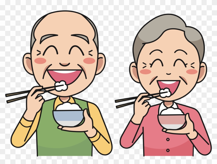 Big Image - Eating Rice Clipart #1418980