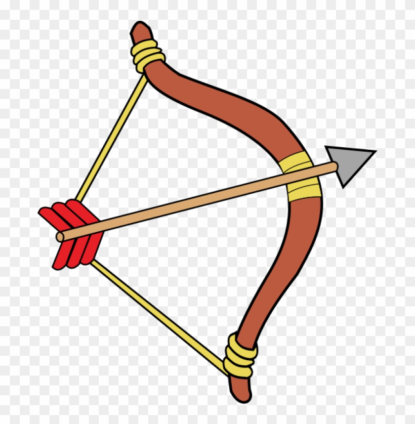Permalink To Bow And Arrow Clipart Santa Clipart - Bow And Arrow Png #1418996