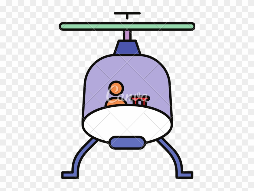 Helicopter Clipart Front View - Helicopter #1419073