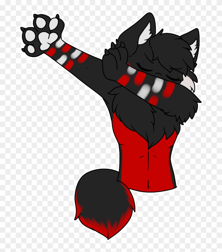 [comission/stickers] Dabbing Inumi - Furry Dab Telegram Sticker #1419153