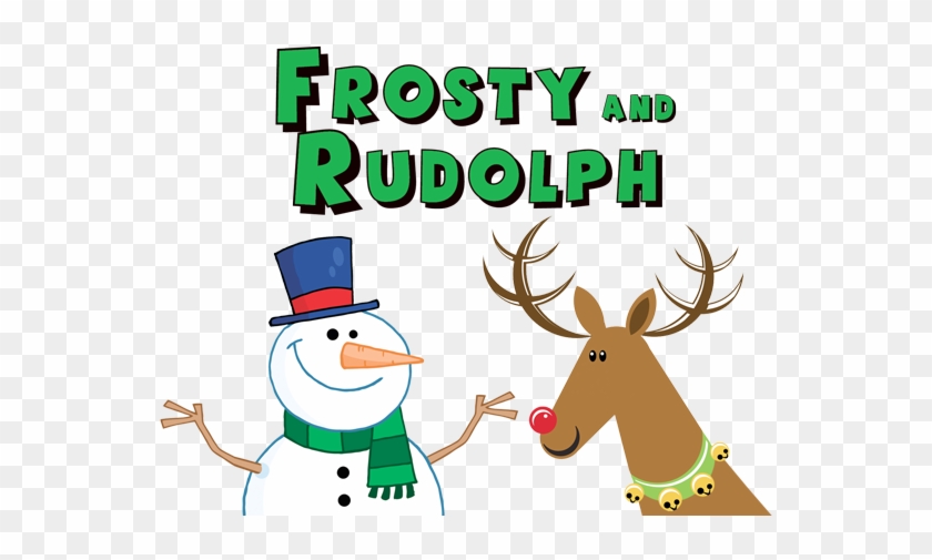 Frosty & Rudolph - Snowman With A Broom #1419168