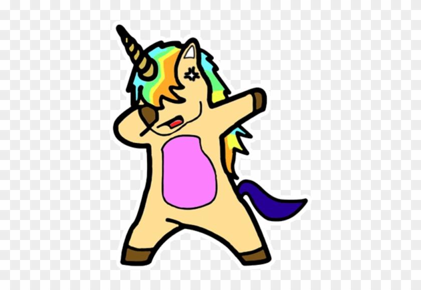 Unicorn Pose, Dabbing, Unicorn, Funny Png And Psd - Imagenes De Unicornios Graciosos #1419183