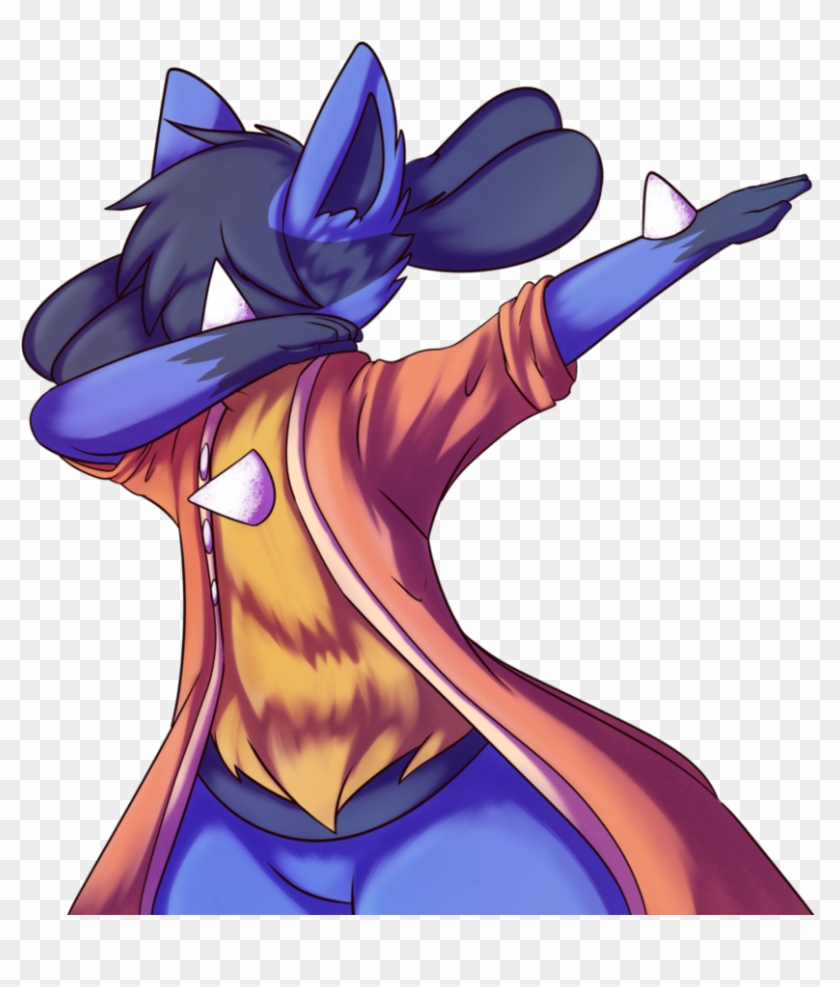 Clip Art Transparent Dab By Xael The Artist On Deviantart - Lucario Qui Fait Le Dab #1419209