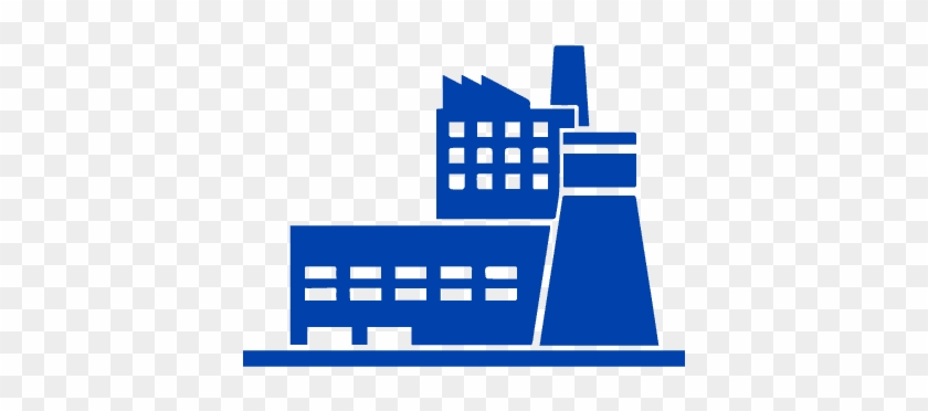 A Factory Icon - Industrial Plant Vector #1419386