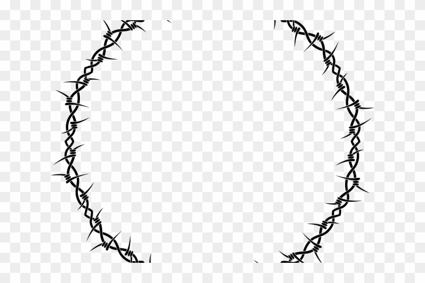 Barbed Wire Clipart Clip Art - Barbed Wire Draw Png #1419392