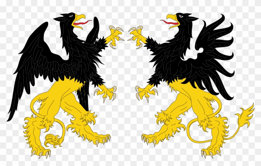 File - Heraldic Griffin - Svg - Heraldic Griffin #1419458