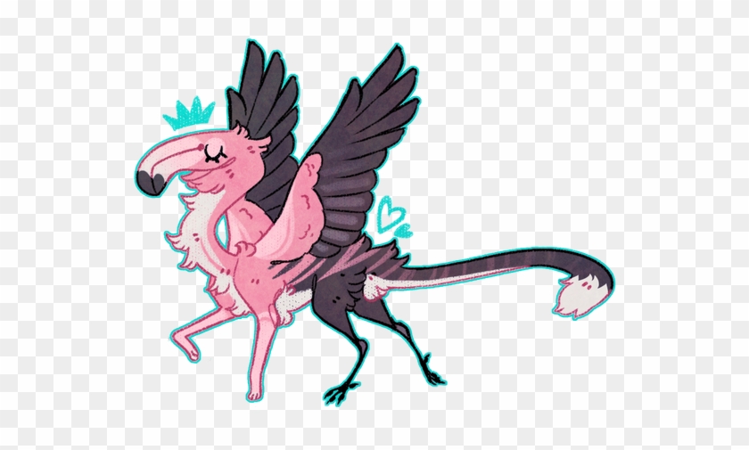 Flamingo Griffin By Shegoran - Flamingo Adoptable Design #1419461