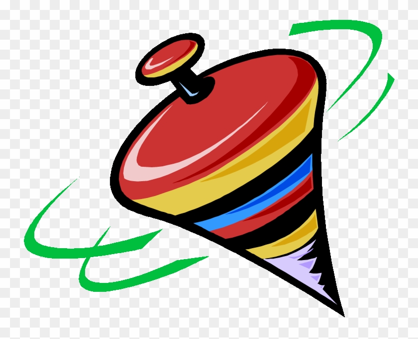 Novel Spin Games - Spinning Top Clipart #1419472