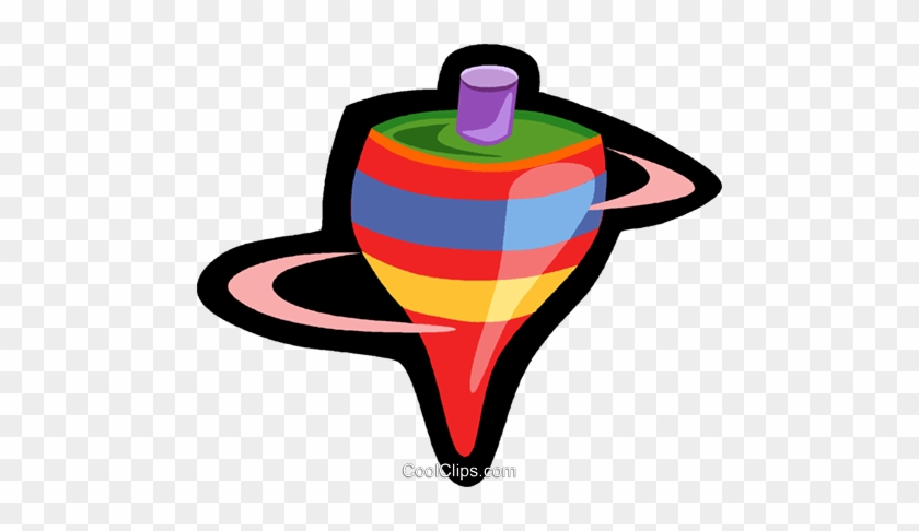 Toy Spinning Top - Clip Art #1419476