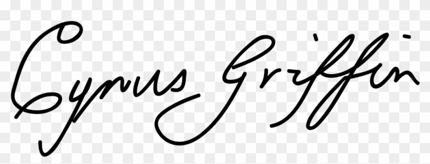 Cyrus Griffin - Calligraphy #1419508
