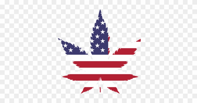 Scientists In U - American Flag Pot Leaf #1419589