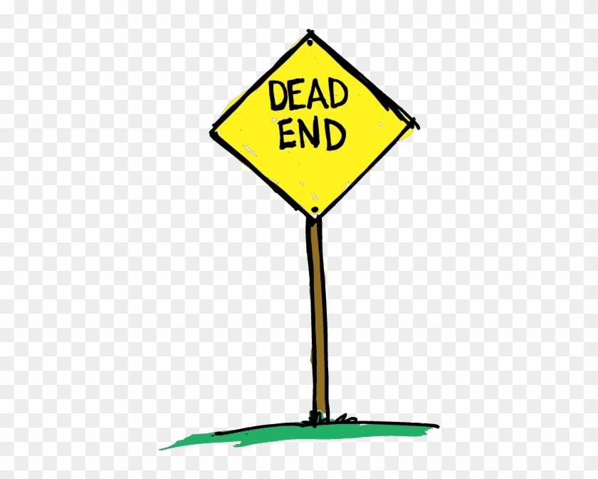 End Clipart Transparent - Dead End Sign Transparent #1419697